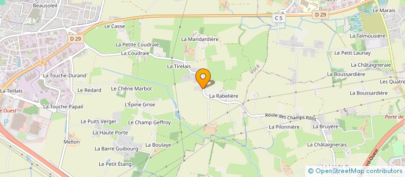 localisation de l'entreprise AGENCEMENTS TOUS MAGASINS à PACE