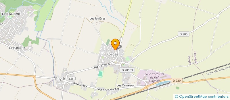 localisation de l'entreprise AGENCEMENTS VUDINET à FORGES