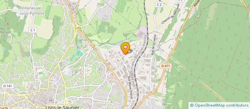 localisation de l'entreprise AGENCEO MOBILIER CONCEPT à LONS-LE-SAUNIER