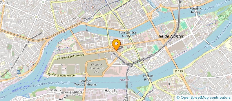 localisation de l'entreprise AGENCES FUNERAIRES DE L'ATLANTIQUE à NANTES