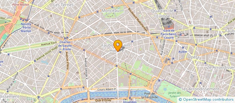 localisation de l'entreprise AGENCES REUNIES à NEUILLY-SUR-SEINE