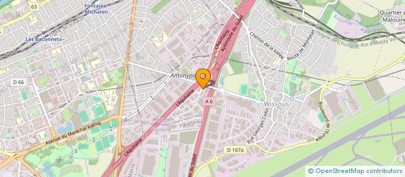 localisation de l'entreprise AGENCEURS INDEPENDANTS ASSOCIES à ANTONY