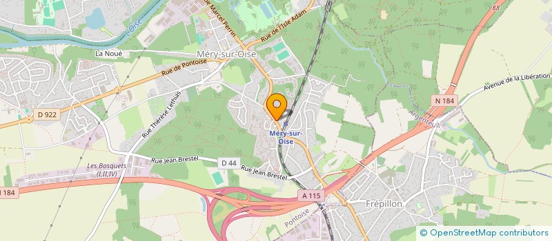 localisation de l'entreprise AGENCI à MERY-SUR-OISE