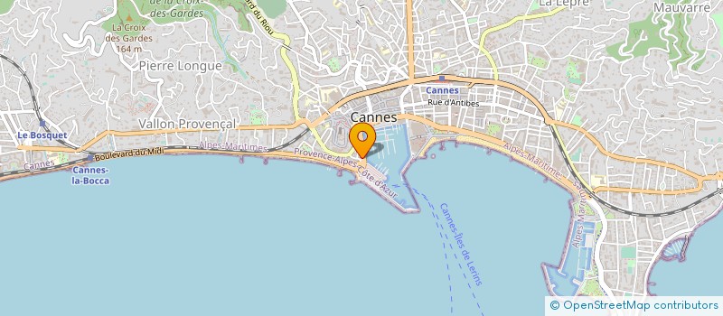 localisation de l'entreprise AGENCIA à CANNES