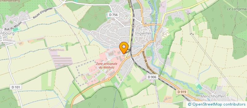 localisation de l'entreprise AGENCIA  INGWILLER