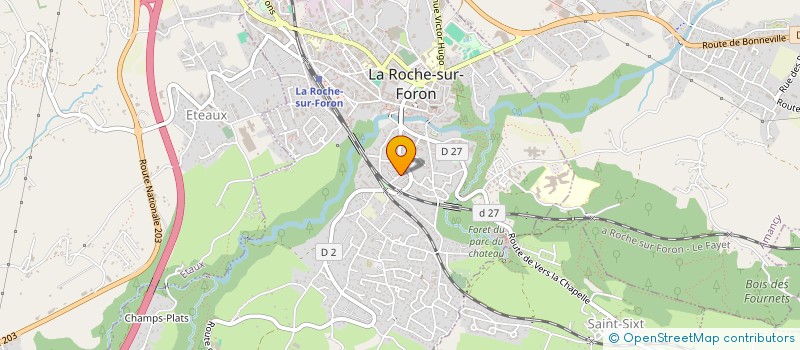 localisation de l'entreprise AGENCIO à LA ROCHE-SUR-FORON
