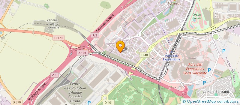 localisation de l'entreprise AGENCIT à VILLEPINTE