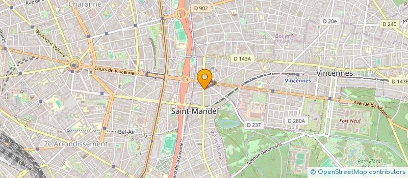 localisation de l'entreprise AGENCY CARS  SAINT-MANDE