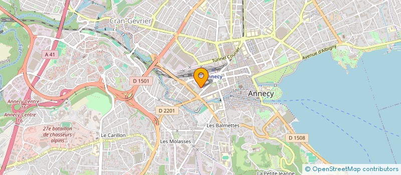 localisation de l'entreprise AGENCY EVENT MANAGEMENT à ANNECY