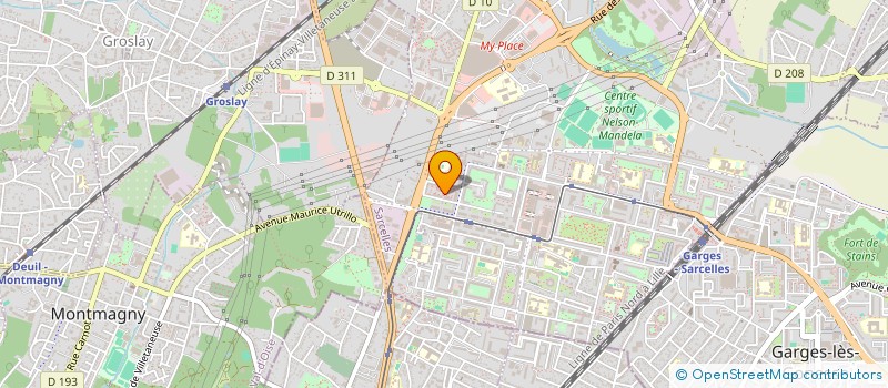 localisation de l'entreprise AGENCYFORMER  SARCELLES