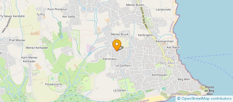 localisation de l'entreprise AGENCYP  FOUESNANT