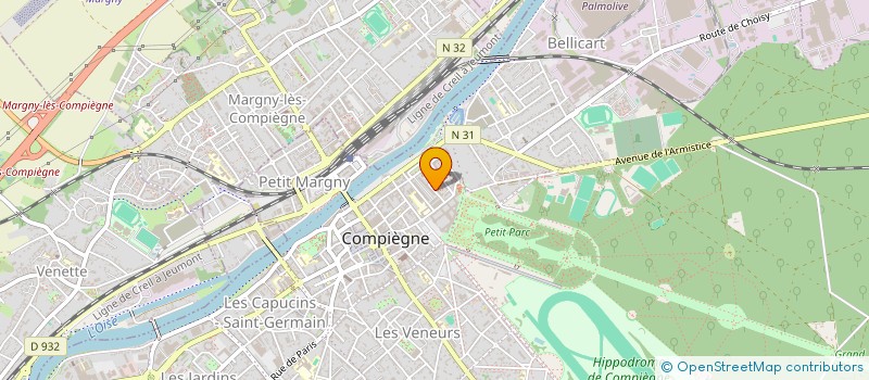 localisation de l'entreprise AGEND'ARTS  COMPIEGNE