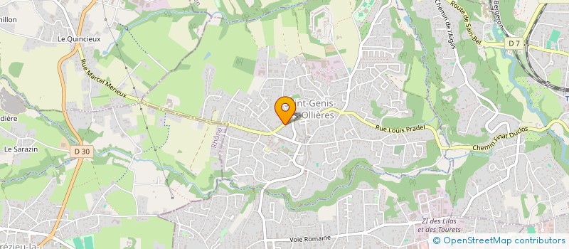 localisation de l'entreprise AGENDAS DE FRANCE à SAINT-GENIS-LES-OLLIERES
