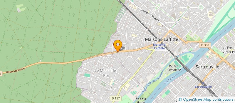 localisation de l'entreprise AGENDEL à MAISONS-LAFFITTE