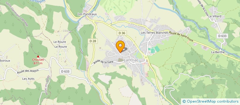 localisation de l'entreprise AGENDIAG  LANTRIAC