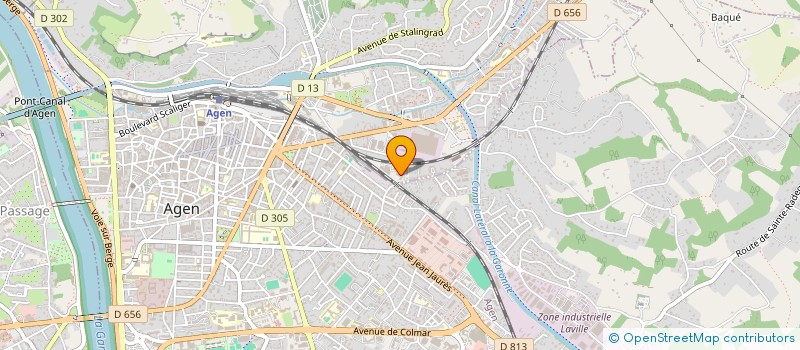 localisation de l'entreprise AGENDISCOUNT  AGEN