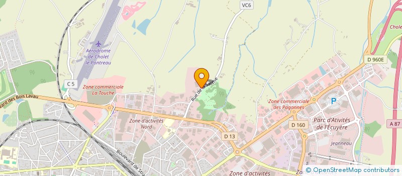 localisation de l'entreprise AGENEAU GROUP à CHOLET