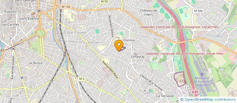 localisation de l'entreprise AGENEL à TOULOUSE