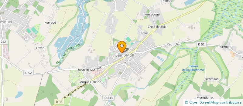 localisation de l'entreprise AGENET  SAINT-MOLF