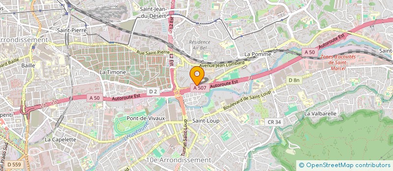 localisation de l'entreprise AGENI à MARSEILLE