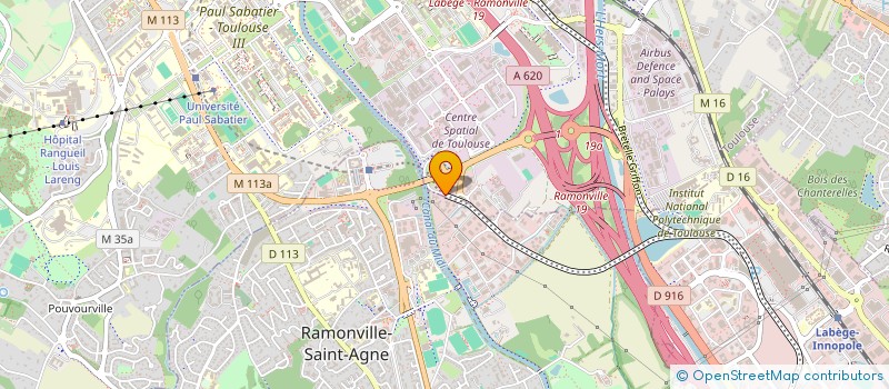 localisation de l'entreprise AGENIUM PROPERTIES à TOULOUSE