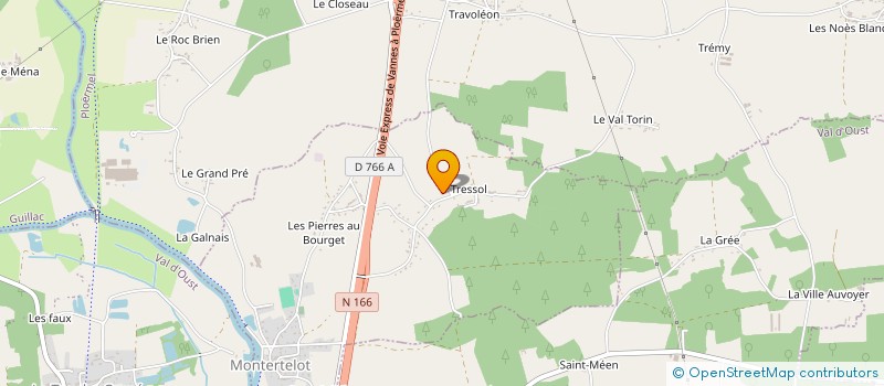 localisation de l'entreprise AGENOMAIN  MONTERTELOT