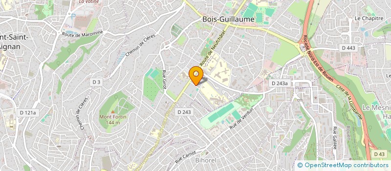 localisation de l'entreprise AGENOR à BOIS-GUILLAUME