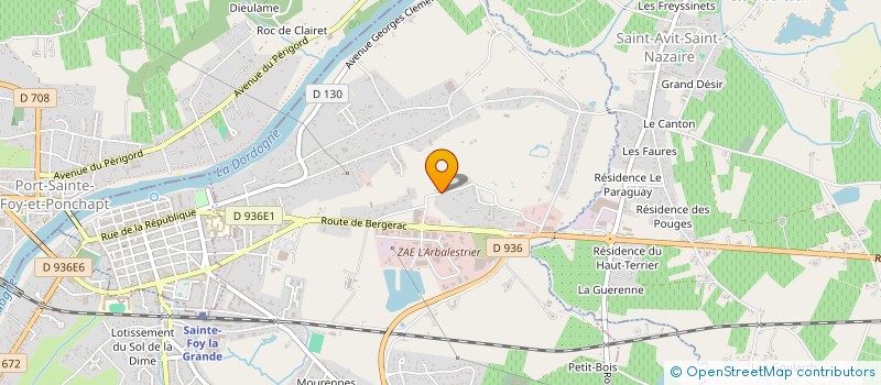 localisation de l'entreprise AGENOR  PINEUILH