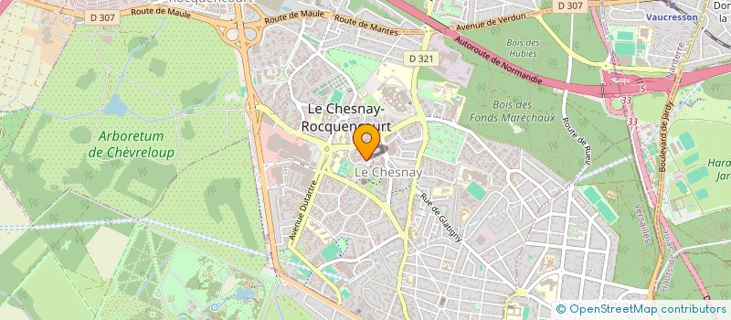 localisation de l'entreprise AGENOVA  LE CHESNAY-ROCQUENCOURT