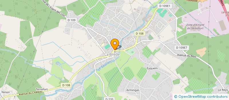 localisation de l'entreprise AGENSIMO  MARTILLAC