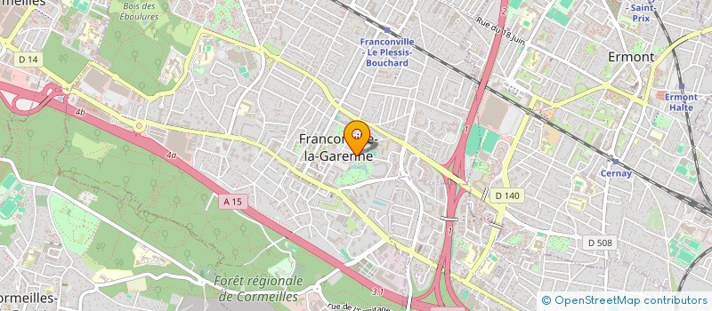 localisation de l'entreprise AGENT. COM SPORT MANAGEMENT à FRANCONVILLE