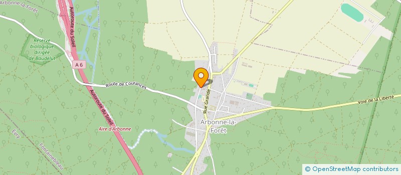 localisation de l'entreprise AGENT-COMM  ARBONNE-LA-FORET