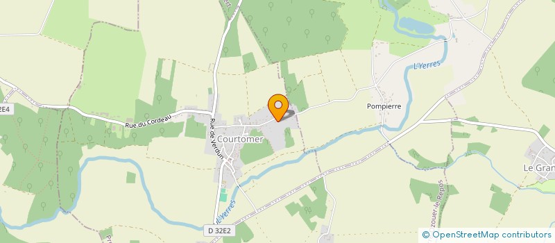 localisation de l'entreprise AGENT D'ENTRETIEN DU BATIMENT 4 à COURTOMER