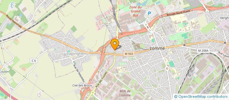 localisation de l'entreprise AGENT DE MAINTENANCE CAUDROIT CHAUFFAGE  CAPINGHEM