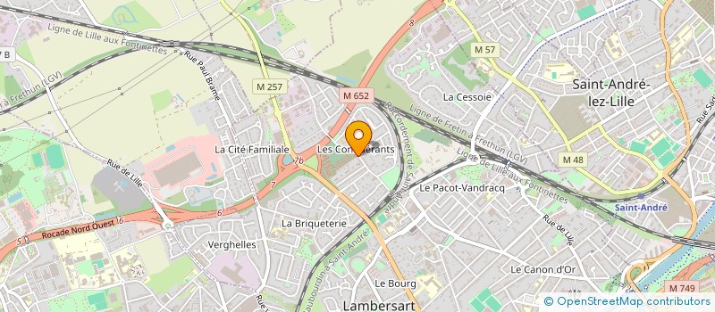 localisation de l'entreprise AGENT DE MARQUES PARTENAIRES à LAMBERSART