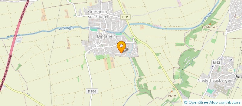 localisation de l'entreprise AGENT DOOBLE  DINGSHEIM