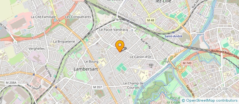 localisation de l'entreprise AGENT GASEUGENE à LAMBERSART