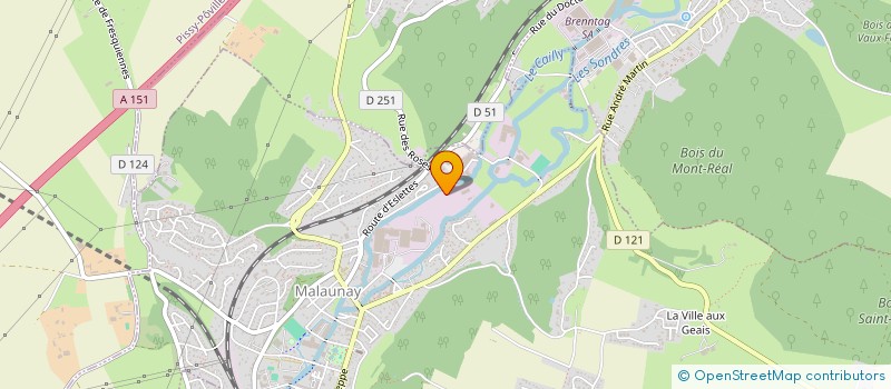 localisation de l'entreprise AGENT GENERAL DE MATERIELS AGEMAT  MALAUNAY