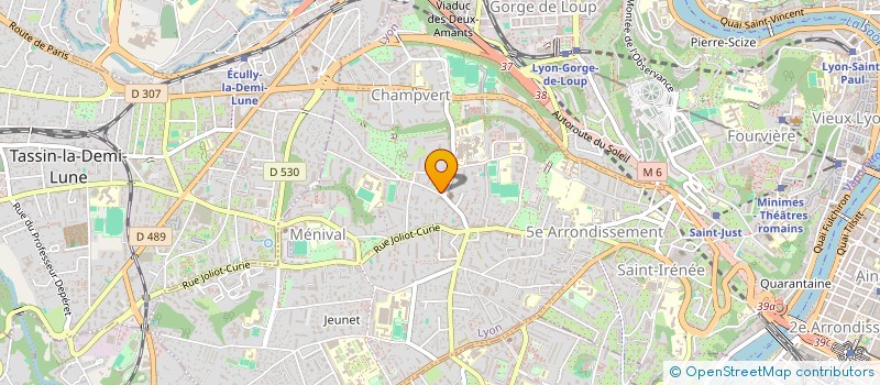 localisation de l'entreprise AGENT GENERAL EN COMMUNICATION à LYON