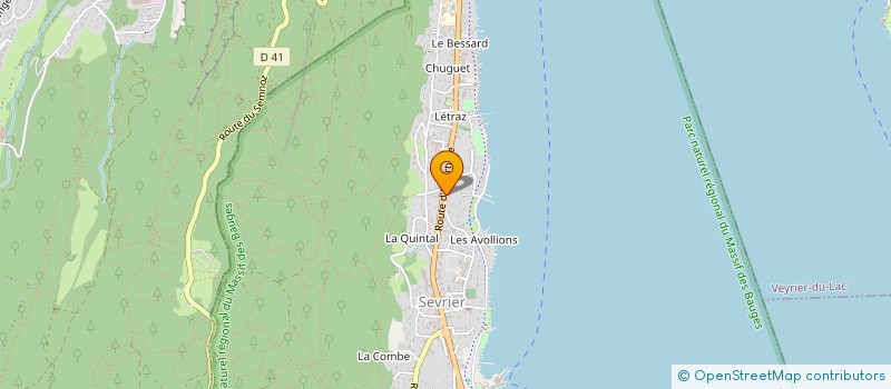 localisation de l'entreprise AGENTIS CONCEPT  SEVRIER