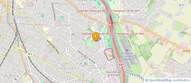 localisation de l'entreprise AGENTIV à TOULOUSE