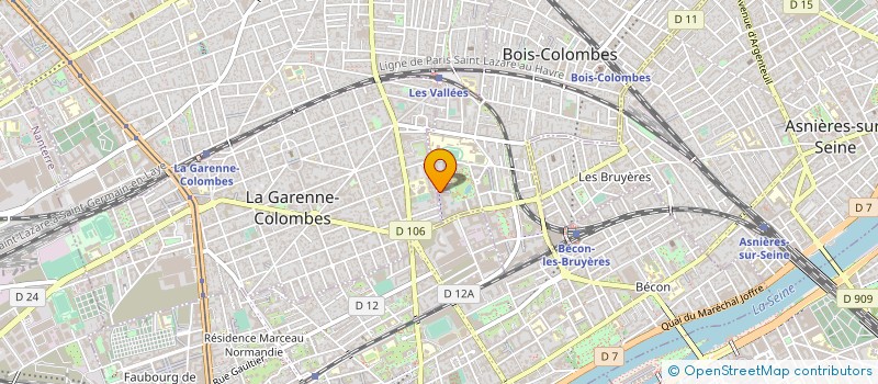 localisation de l'entreprise AGENTS 3A à BOIS-COLOMBES