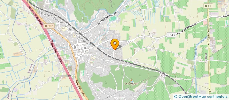 localisation de l'entreprise AGENTS DE SECURITE ENTREPRENEURS REUNIS  PIOLENC