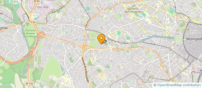 localisation de l'entreprise AGEO IMMO à MONTPELLIER