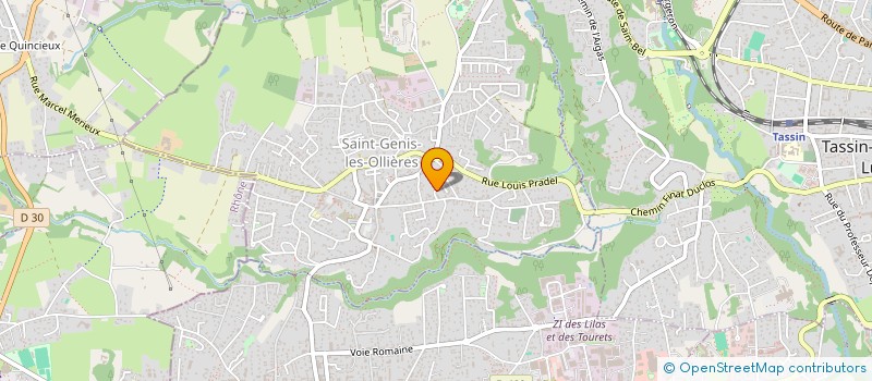 localisation de l'entreprise AGEO PREVOYANCE CONSEIL LYON  SAINT-GENIS-LES-OLLIERES