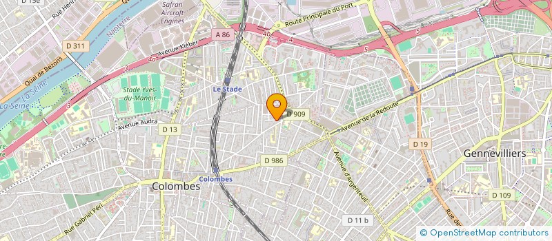 localisation de l'entreprise AGEO PREVOYANCE CONSEIL PARIS  COLOMBES