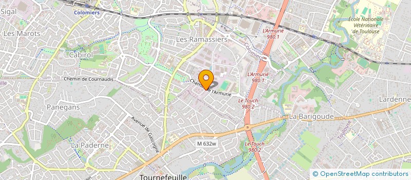 localisation de l'entreprise AGEOM à COLOMIERS