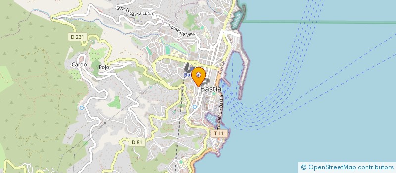 localisation de l'entreprise AGEP à BASTIA