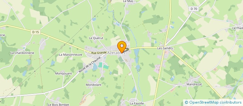 localisation de l'entreprise AGEPAH à AZERABLES