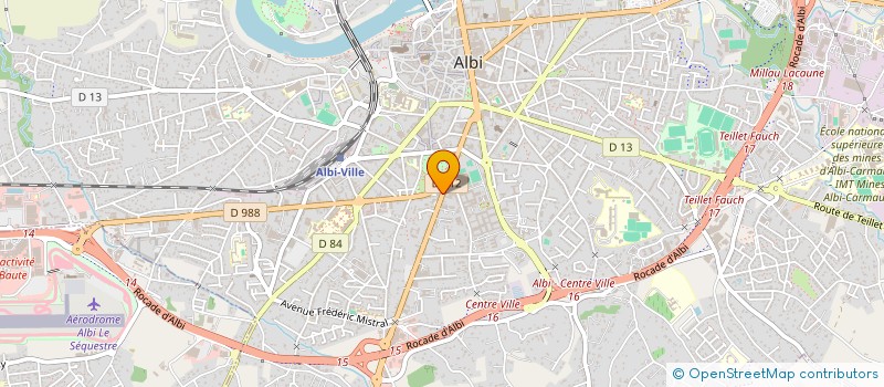 localisation de l'entreprise AGEPI EXPERTISE à ALBI